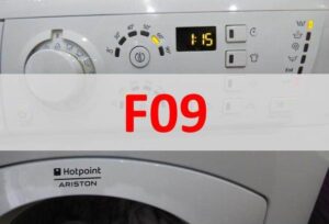 Error F09 sa washing machine ng Ariston