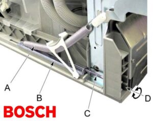 การปรับประตูเครื่องล้างจานของ Bosch