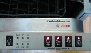 วิธียกเลิกโปรแกรมบนเครื่องล้างจาน Bosch