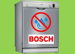 น้ำไม่ไหลเข้าเครื่องล้างจานของ Bosch