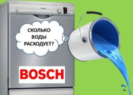 How much water does a Bosch dishwasher use?