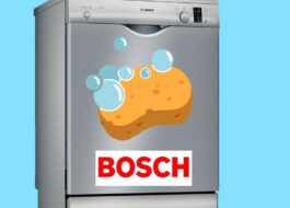 Cleaning a Bosch dishwasher