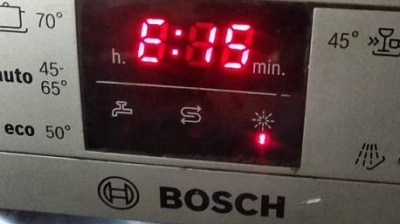 Umývačka riadu Bosch udáva kód E15