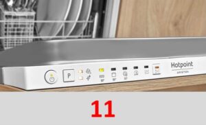 Lỗi 11 trên máy rửa bát Hotpoint Ariston