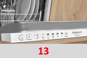 Error 13 on a Hotpoint Ariston dishwasher