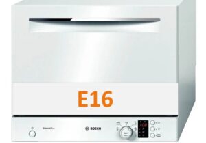 Error E16 on a Bosch dishwasher