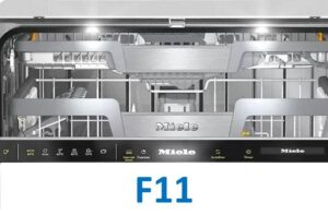 Erro F11 em uma máquina de lavar louça Miele