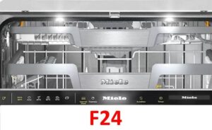 Error F24 on a Miele dishwasher