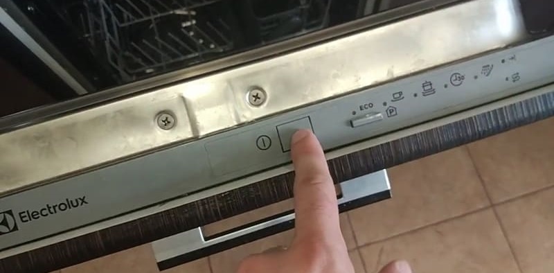 restart the dishwasher