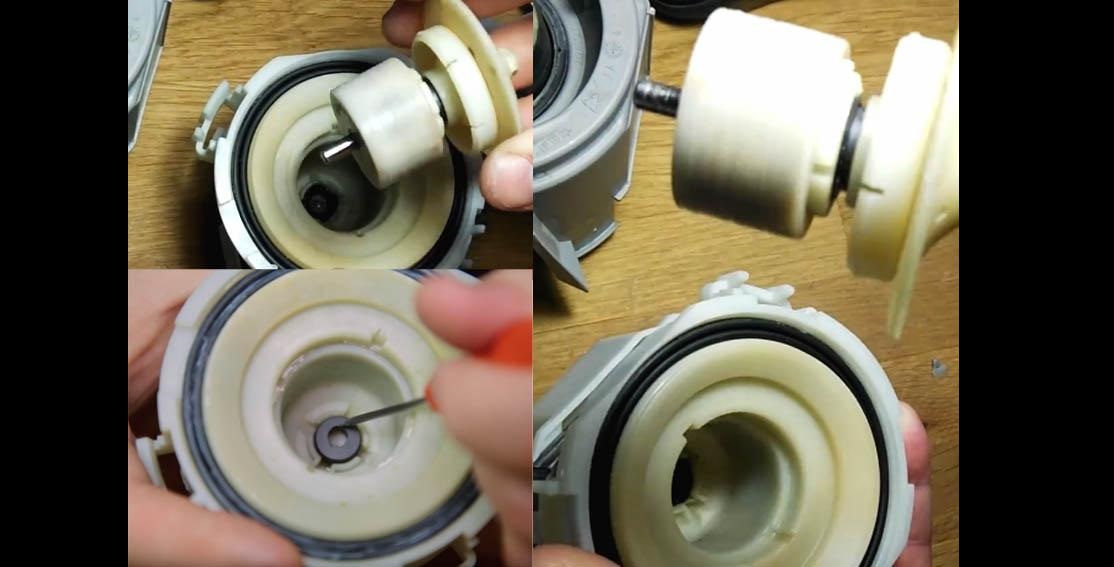 dishwasher circulation pump repair