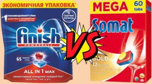 Which dishwasher tablets are better, Finish or Somat?