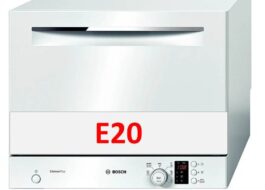 Error E20 sa isang Bosch dishwasher