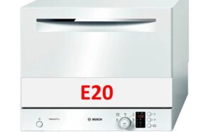 Lỗi E20 trên máy rửa bát Bosch