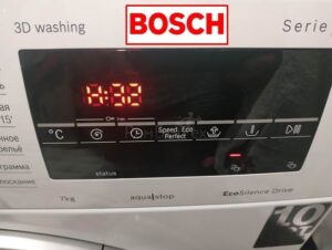 Kļūda H32 Bosch veļas mašīnā