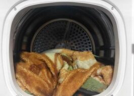 Drying a blanket in the dryer