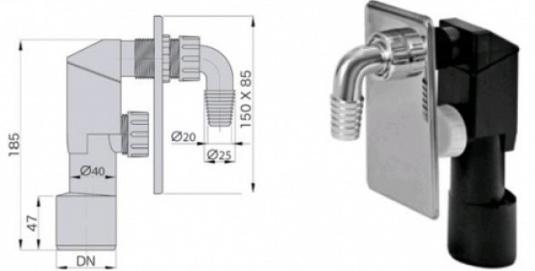 siphon Miano pour connexion cachée SM