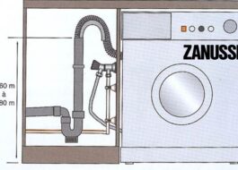 How to connect a Zanussi washing machine