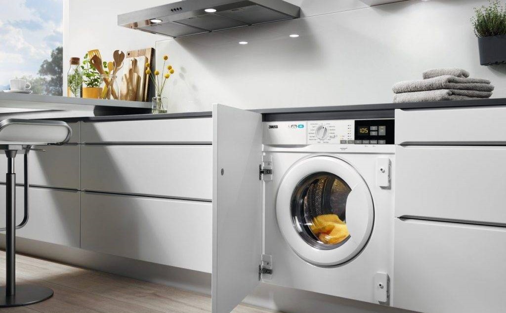 where to put a Zanussi washing machine