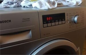 Error E21 sa isang washing machine ng Bosch