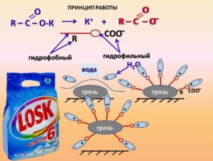 Com funciona el detergent en pols