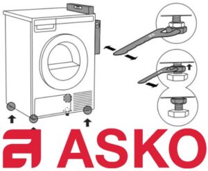 How to install an Asko washing machine