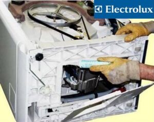 Disassembling the Electrolux top-loading washing machine