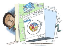 Beko washing machine jumps during spin cycle