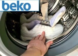 Mode for washing sneakers on a Beko washing machine