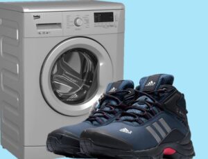 Washing winter sneakers in the washing machine