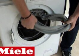 Ang pagpapalit ng cuff sa isang Miele washing machine