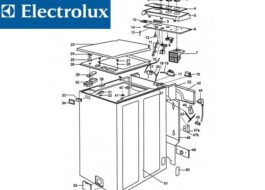 Démontage d'une machine à laver à chargement par le haut Electrolux