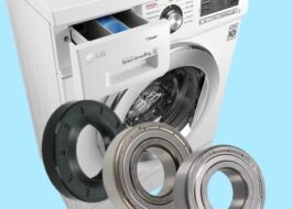 How many bearings are there in an LG washing machine?