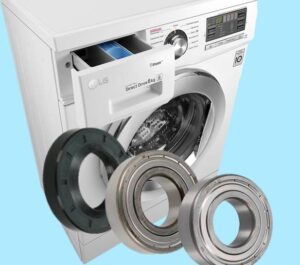 How many bearings are there in an LG washing machine?