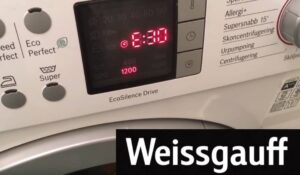 Weissgauff washing machine displays error E30