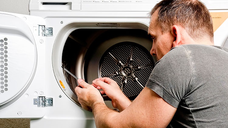 master repairs dryer