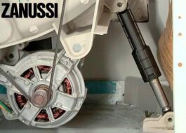 Paano baguhin ang shock absorbers ng isang Zanussi washing machine