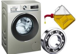 How to lubricate bearings in a washing machine without disassembling the drum