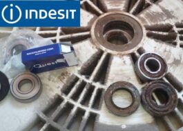 What bearings are on the Indesit washing machine?