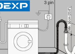 Dexp-pesukoneen liittäminen