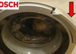 Bosch tvättmaskin lucka reparation