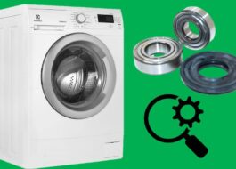 How many bearings are there in an Electrolux washing machine?