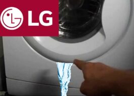 Leaking from under the LG washing machine door