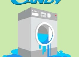 Candy washing machine leaking