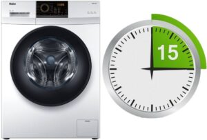 How to reduce washing time in a washing machine