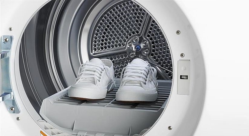 sneakers in the dryer