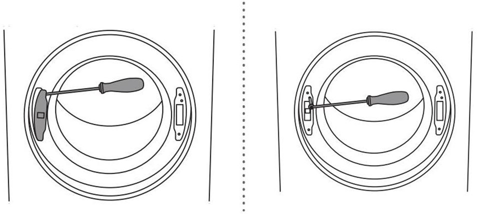 remove the plug and unscrew the lock screw